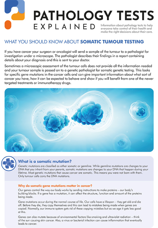 Somatic tumour testing